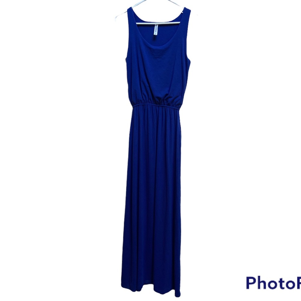 Zenana royal blue sleeveless dress
